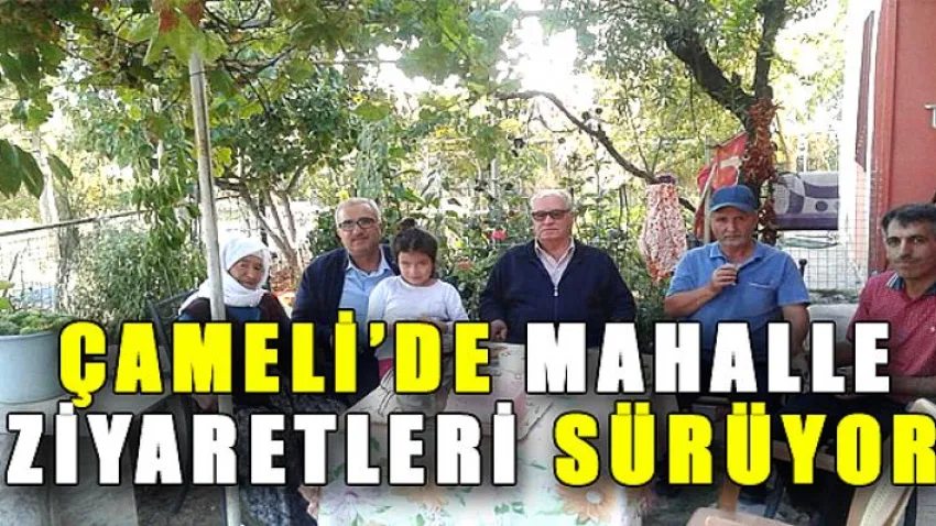 Çameli'de Mahalle Ziyaretleri Sürüyor