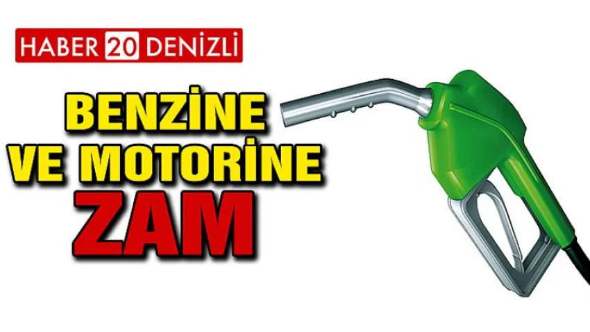 Benzin ve Motorine Zam !