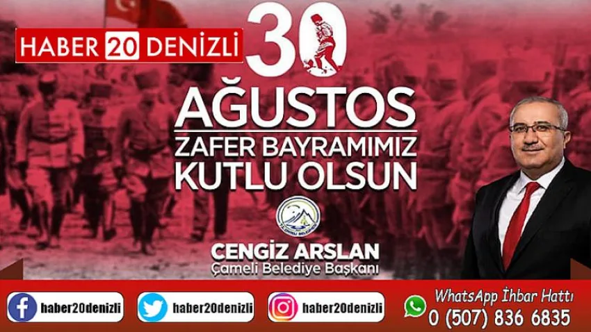 Başkan Arslan’ın 30 Ağustos Zafer Bayramı Mesajı