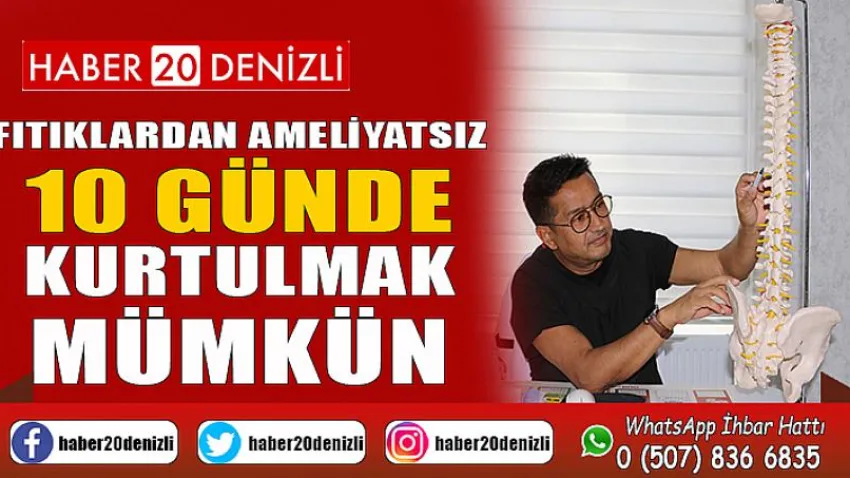 Fıtıklardan ameliyatsız 10 günde kurtulmak mümkün
