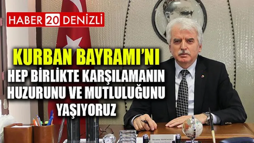 DTB Başkanı Tefenlili’den Kurban Bayramı Mesajı