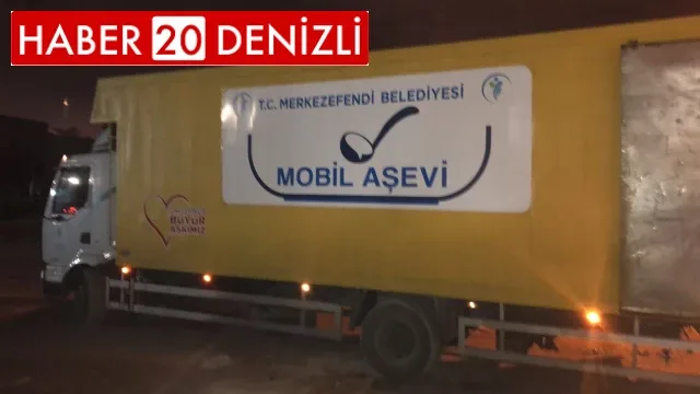 Merkezefendi’nin Mobil Aşevi Deprem Bölgesinde Hizmet Verecek