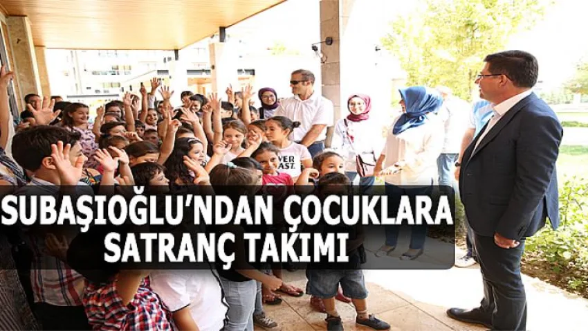 Subaşıoğlu’ndan Çocuklara Satranç Takımı