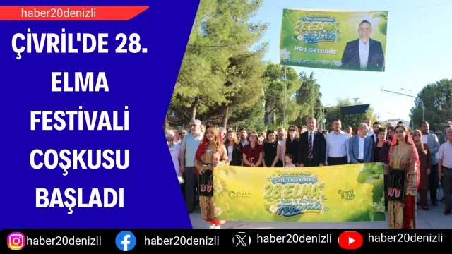 Çivril'de 28. Elma Festivali coşkusu başladı