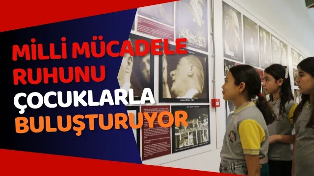 Milli mücadele ruhunu çocuklarla buluşturuyor