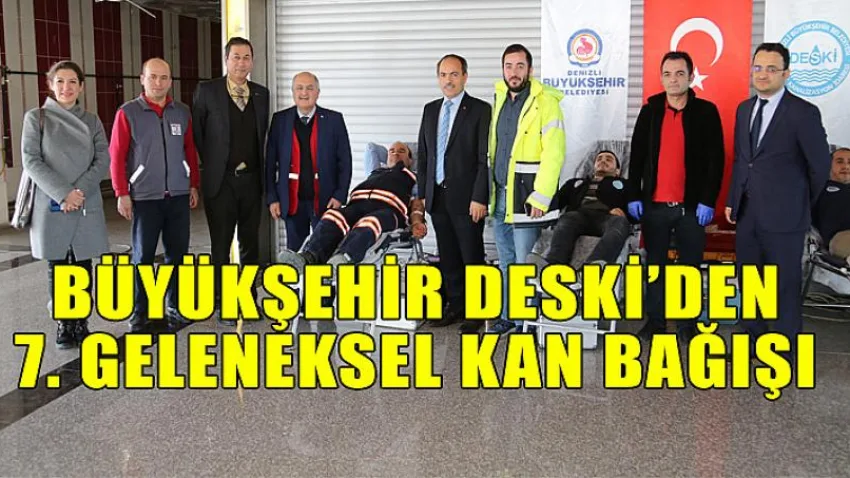 Büyükşehir DESKİ’den 7. geleneksel kan bağışı