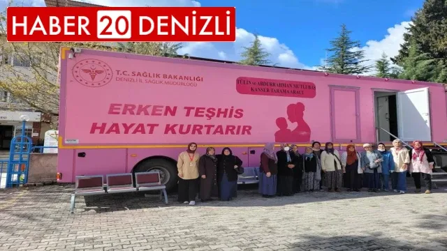 Mobil Kanser Tarama Tırı hayat kurtarmak için sahada