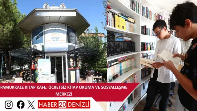 Pamukkale Kitap Kafe: Ücretsiz Kitap Okuma ve Sosyalleşme Merkezi