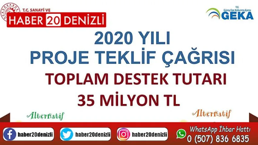 GEKA’dan proje destek çağrısı