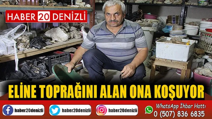 Eline toprağını alan ona koşuyor