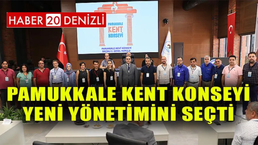 Pamukkale Kent Konseyi Yeni Yönetimini Seçti