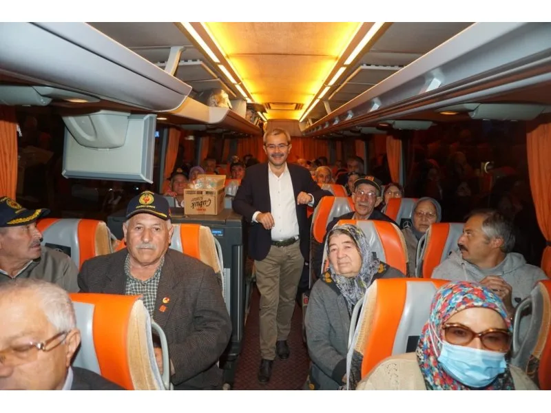 Çivrilli gazi ve şehit yakınları Çanakkale’ye uğurlandı