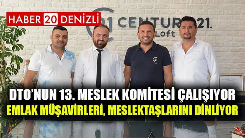 DTO’nun 13. Meslek Komitesi Çalışıyor