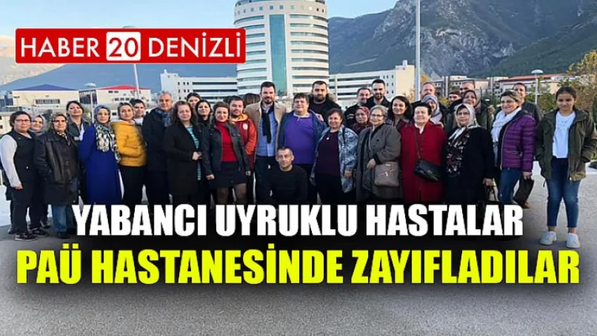 Yabancı Uyruklu Hastalar PAÜ Hastanesinde Zayıfladılar