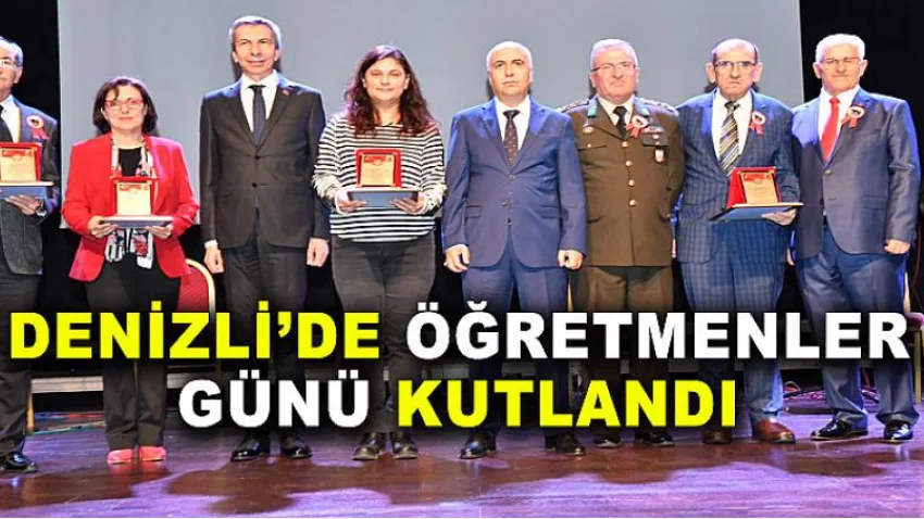 Denizli'de Öğretmenler Günü Kutlandı