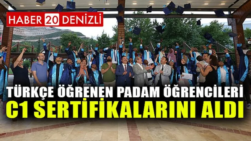 Türkçe Öğrenen PADAM Öğrencileri C1 Sertifikalarını Aldı