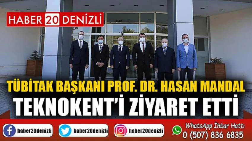 TÜBİTAK Başkanı Prof. Dr. Hasan Mandal Teknokent’i Ziyaret Etti