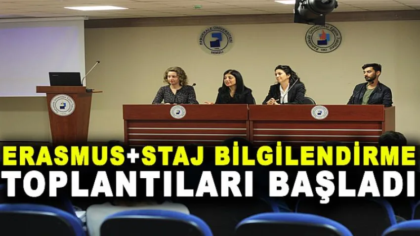 Erasmus+staj Bilgilendirme Toplantıları Başladı