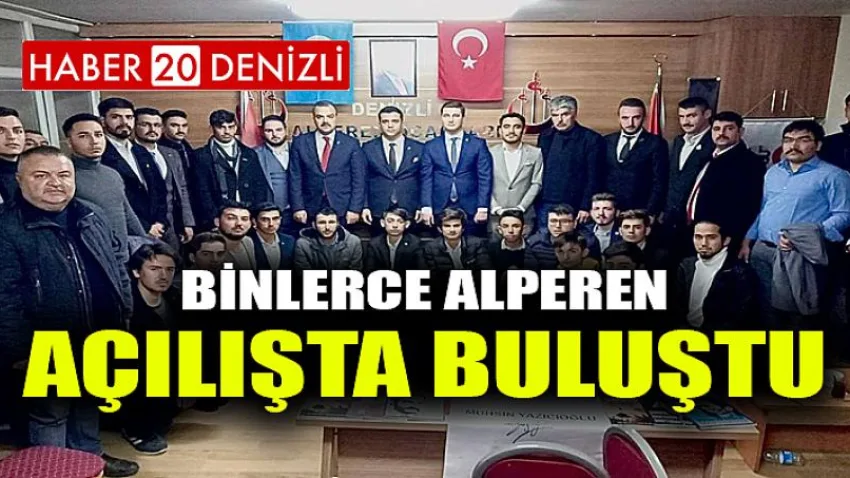 Binlerce Alperen Açılışta Buluştu