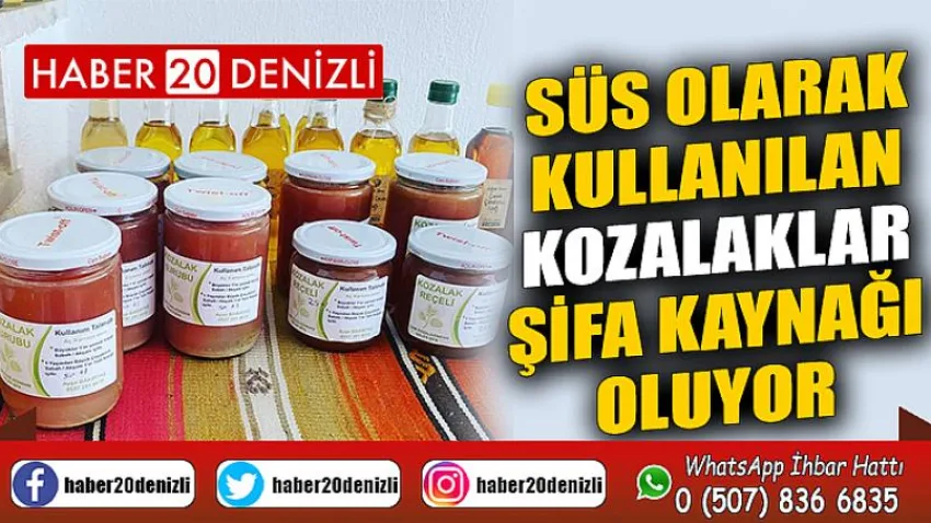 Süs olarak kullanılan kozalaklar şifa kaynağı oluyor