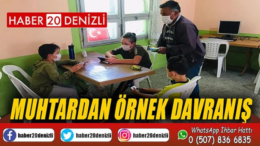 Muhtardan örnek davranış