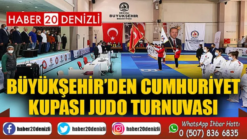 Büyükşehir’den Cumhuriyet Kupası Judo Turnuvası