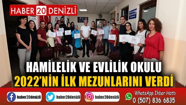 Hamilelik ve Evlilik Okulu 2022’nin ilk mezunlarını verdi