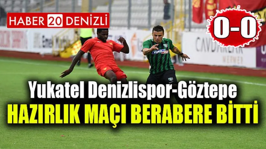 Hazırlık Maçı Berabere Bitti