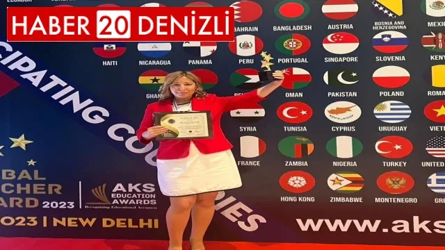 Denizlili Elif Öğretmen, Türkiye’nin 5 ‘Küresel Öğretmen’inden 1’i oldu
