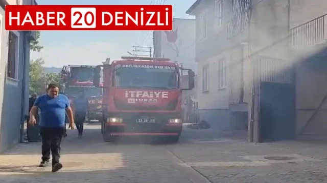 Apartmanda çıkan yangın paniğe neden oldu