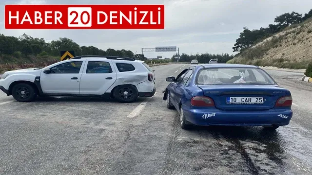 Yol verme anlaşmazlığı kazaya neden oldu: 1 yaralı