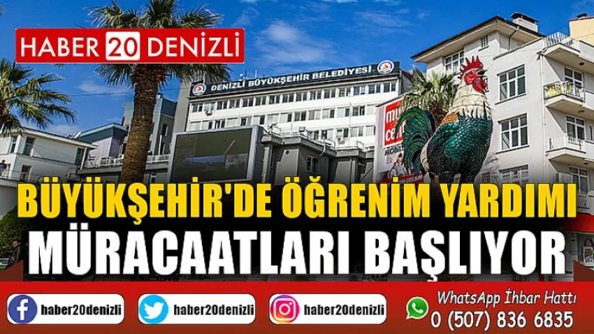 Büyükşehir'de öğrenim yardımı müracaatları başlıyor