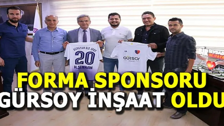 Forma Sponsoru: Gürsoy İnşaat Oldu