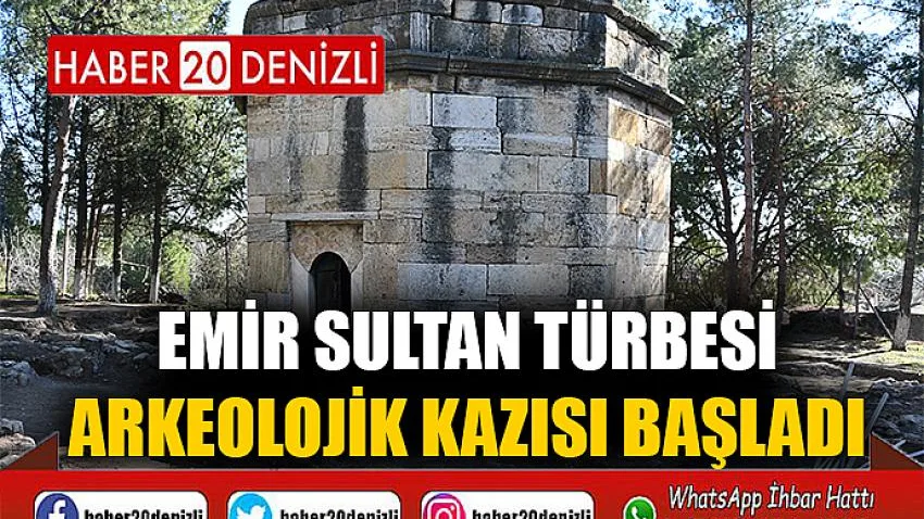 Emir Sultan Türbesi Arkeolojik Kazısı Başladı