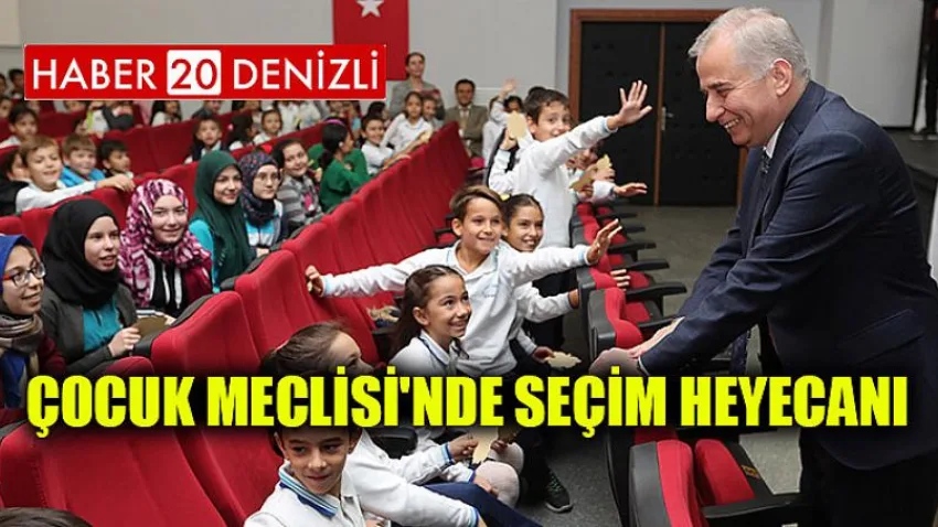 Çocuk Meclisi'nde seçim heyecanı