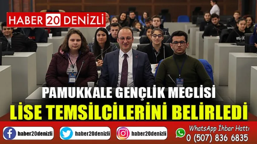 Pamukkale Gençlik Meclisi Lise Temsilcilerini Belirledi
