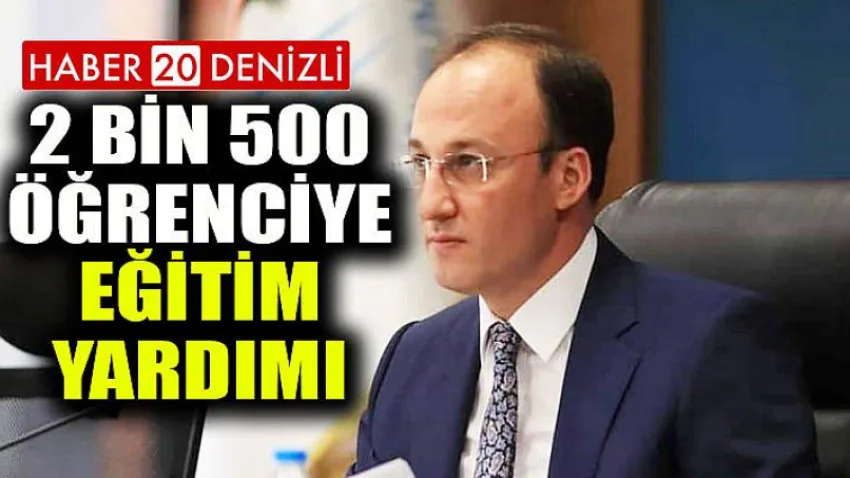Pamukkale Belediyesi’nden 2 Bin 500 Öğrenciye Eğitim Yardımı