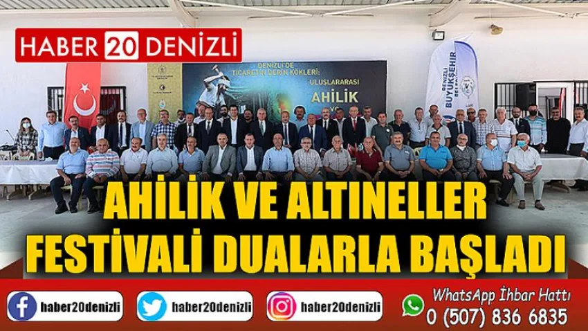 Ahilik ve Altıneller Festivali dualarla başladı