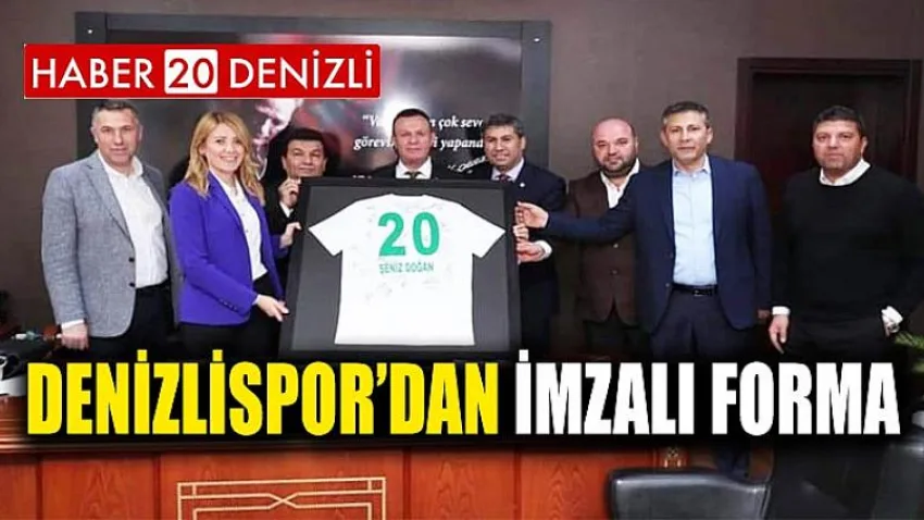 Denizlispor’dan İmzalı Forma