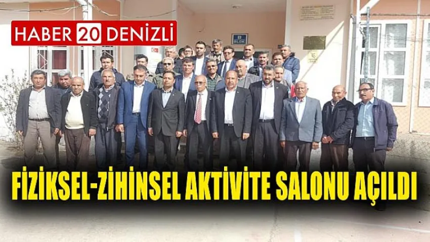 Fiziksel-zihinsel Aktivite Salonu Açıldı