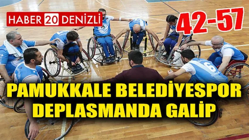 Pamukkale Belediyespor Deplasmanda Galip: 42-57