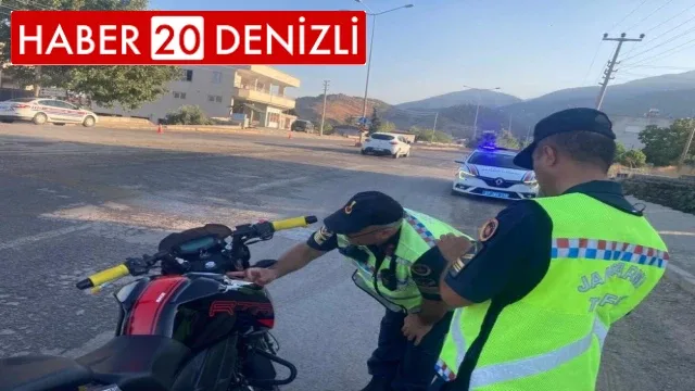 Denizli'de jandarma ekipleri denetimlerini aralıksız sürdürüyor