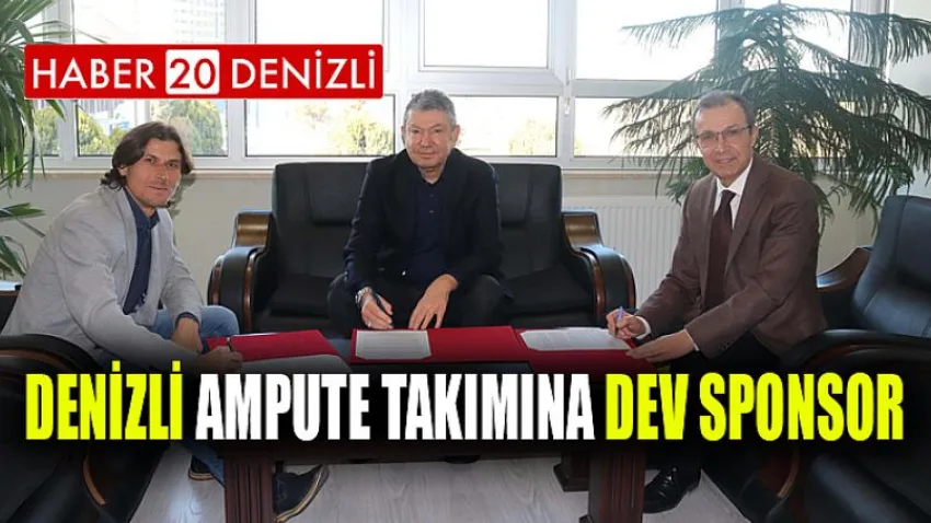 Denizli Ampute Takımına Dev Sponsor
