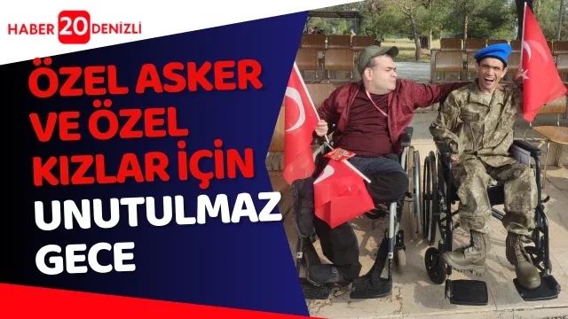 Özel asker ve özel kızlar için unutulmaz gece