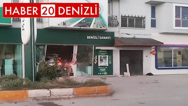 Bankaya dalan lüks araç ekipleri alarma geçirdi