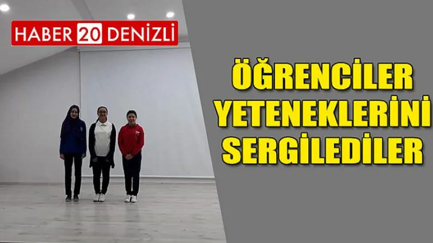 Öğrenciler Yeteneklerini Sergilediler
