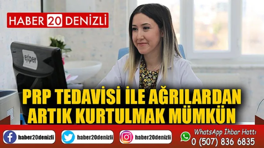 PRP tedavisi ile ağrılardan artık kurtulmak mümkün