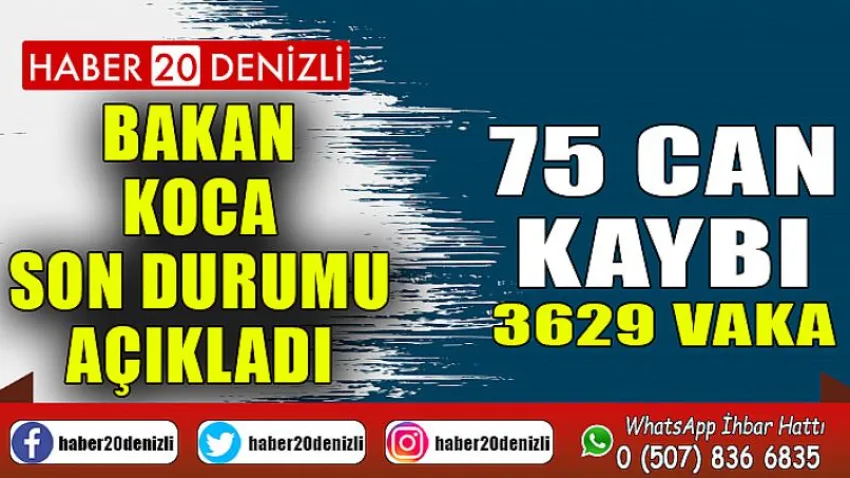 Bakan Koca Son Durumu Açıkladı