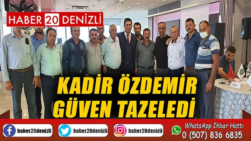 Kadir Özdemir Güven Tazeledi