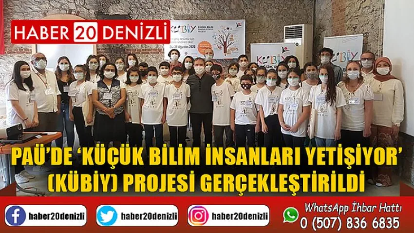 PAÜ’de ‘Küçük Bilim İnsanları Yetişiyor’ (KÜBİY) Projesi Gerçekleştirildi